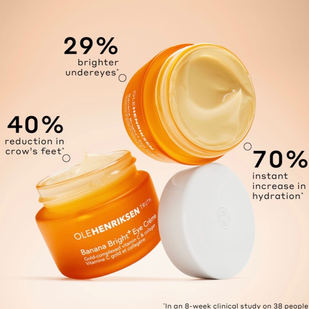 BNIB OleHenriksen Banana Bright+ Vitamin C Eye Creme for Dark Circles - Picture 7 of 10